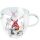 Weihnachten Doppelwandiger Glasbecher 9,5 cm x Ø 10 cm Dwarf hug Inhalt 0,2 Liter