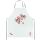 Weihnachten Schürze 70x85 cm Apron Christmas robins white Rotkehlchen mit Weihnachtsmütze Küchenschürze