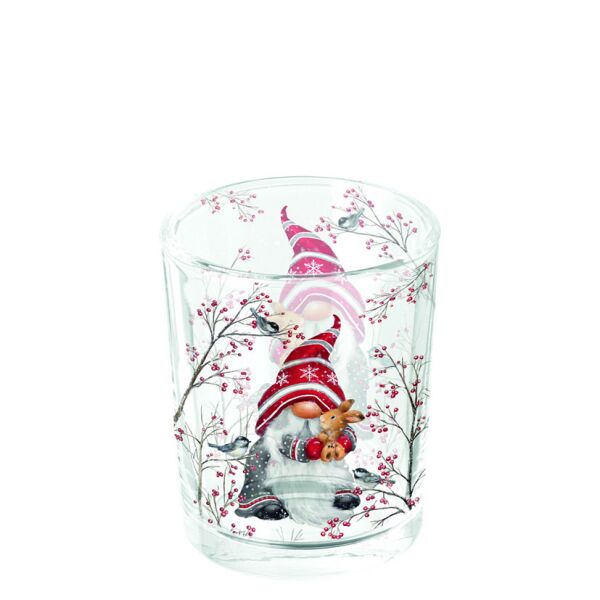 Weihnachten Teelichthalter Tea light holder Dwarf hug Weihnachtswichtel