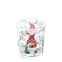 Weihnachten Teelichthalter Tea light holder Dwarf hug...