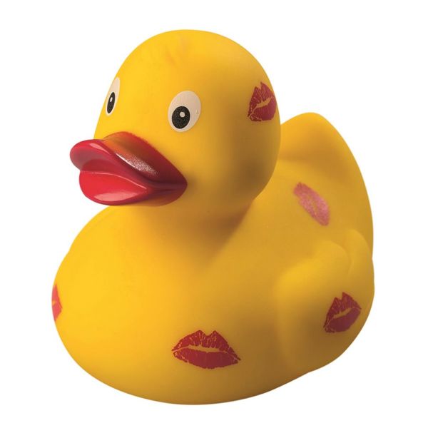 Küss mich Liebesente Quietscheente Badeente ca. 8 cm Valentinstag Liebe Muttertag