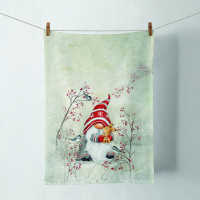 Weihnachten Geschirrtuch 50 cm x 70 cm Dwarf hug