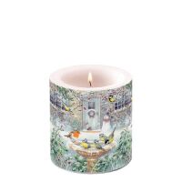 Weihnachten Kerze klein Ø 7,5 cm x 9 cm Joy bath...