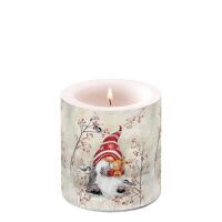 Weihnachten Kerze klein Ø 7,5 cm x 9 cm Dwarf hug...