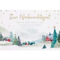 Weihnachten Unverpackte Glückwunschkarte Zur...