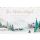 Weihnachten Unverpackte Glückwunschkarte Zur Weihnachtszeit Winterlandschaft mit Briefumschlag
