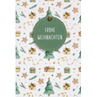 Weihnachten Unverpackte Glückwunschkarte Frohe...