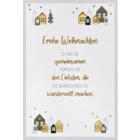 Weihnachten Unverpackte Glückwunschkarte Frohe...