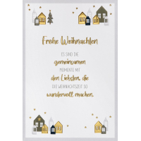 Weihnachten Unverpackte Glückwunschkarte Frohe...