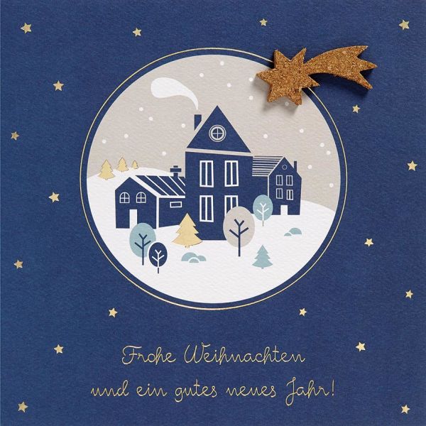 Weihnachten Moments Collection Unverpackte Glückwunschkarte mit Briefumschlag Landschaft