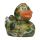 Tarnflecken Armee Bundeswehrente Berufsente Quietscheente Badeente ca. 8 cm gross