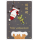 Weihnachten - Feelings Collection - Glückwunschkarte 11,5x17 cm mit Briefumschlag - Weihnachtsmann Schornstein