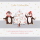 Weihnachten - Feelings Collection - Glückwunschkarte 15,5x15,5 cm mit Briefumschlag - Tannebaum Pinguine