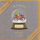 Weihnachten - Nature Cards unverpackte Glückwunschkarte 15x15 cm mit Briefumschlag - kleine Sterne