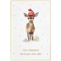Weihnachten - unverpackte Glückwunschkarte 11,5x17...