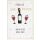 Wein-Nachten Weihnachten unverpackte Glückwunschkarte Briefumschlag Wein und Gläser