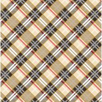 Geschenkpapier Röllchen 70x150cm Karo beige-schwarz...