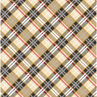 Geschenkpapier Röllchen 70x150cm Karo beige-schwarz...