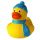 Winter Anlassente Quietscheente Badeente ca. 8 cm gross