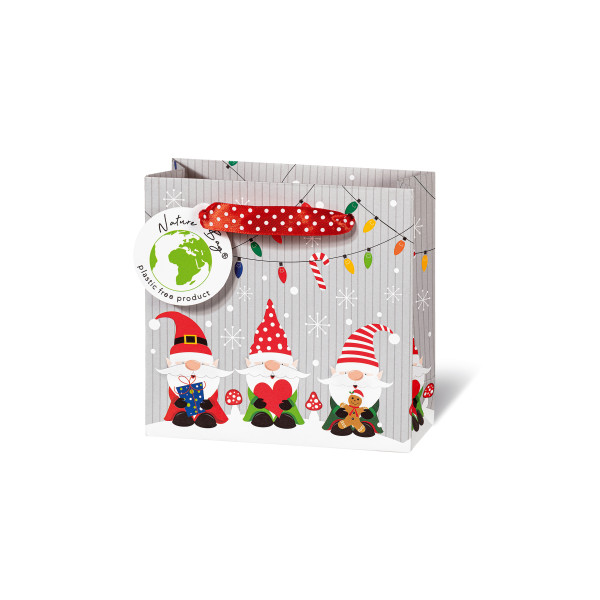 Weihnachten Geschenktasche CD-Format Wichtel Party