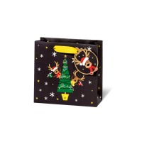 Weihnachten - Geschenktasche - klein Format - 14,5 x 15 x...