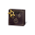 Weihnachten Geschenktasche CD-Format golden Xmas schwarz mit goldenen Kugeln