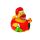 Weihnachts Ente Anlassente Quietscheente Badeente ca. 8 cm gross