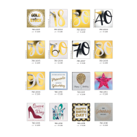 BlingBling Cards - 384 Glückwunschkarten mit Umschlägen - 64 Dekore - Bundle UVP: € 1148,16 - ohne Drehständer