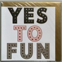Allgemeine Wünsche - Yes to Fun - Black & Gold -...