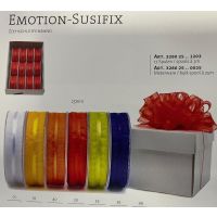 Susifix Ziehschleifenband ORANGE 25mmx3m, 12 Spulen im Umkarton UVP: € 42,00