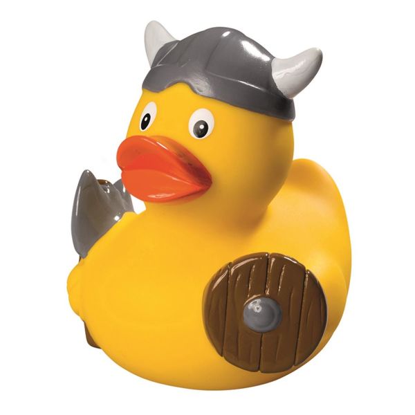 Wikinger Islandente Hobbyente Quietscheente Badeente ca. 8 cm gross