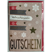 Weihnachten Gutschein Karte mit Briefumschlag Für...
