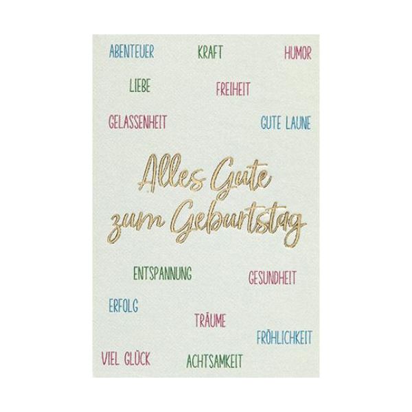 Geburtstag Karte mit Umschlag, Mini Karte, Alles Gute zum Geburtstag