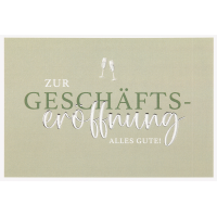 Geschäftseröffnung Karte mit Umschlag,...