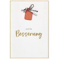 Genesung Karte mit Umschlag, unverpackt, Gute Besserung,...
