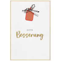 Genesung Karte mit Umschlag, unverpackt, Gute Besserung,...