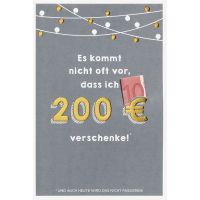 Geburtstag Geldkarte Karte mit Umschlag, unverpackt, Auch...