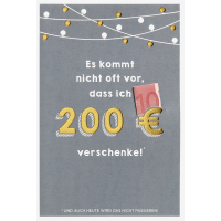 Geburtstag Geldkarte Karte mit Umschlag, unverpackt, Auch...
