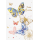 Geburtstag Karte mit Umschlag,  Schmetterling Happy Birthday