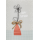 Geburtstag Karte mit Umschlag,  schwarzer Draht Blume Vase Happy Birthday