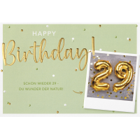 Geburtstag Karte mit Umschlag, unverpackt, Schon wieder...