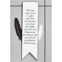 Trauer Beileid Kondolenz Karte mit Umschlag, unverpackt,...