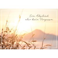 Trauer Beileid Kondolenz Karte mit Umschlag,...
