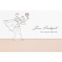 Hochzeit Karte mit Umschlag, unverpackt, besten...