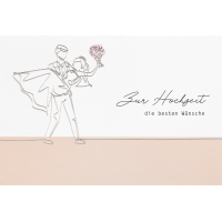 Hochzeit Karte mit Umschlag, unverpackt, besten...