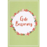 Genesung Karte mit Umschlag, unverpackt, Gute Besserung...