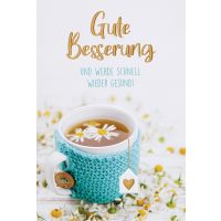 Genesung Karte mit Umschlag, unverpackt, Gute Besserung...