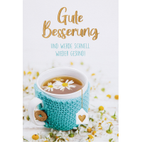Genesung Karte mit Umschlag, unverpackt, Gute Besserung...