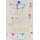40. Geburtstag Karte mit Umschlag, Glitter, Glitzer Girlande Vogel Happy Birthday