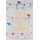 80. Geburtstag Karte mit Umschlag, Glitter, Glitzer Girlande Vogel Happy Birthday
